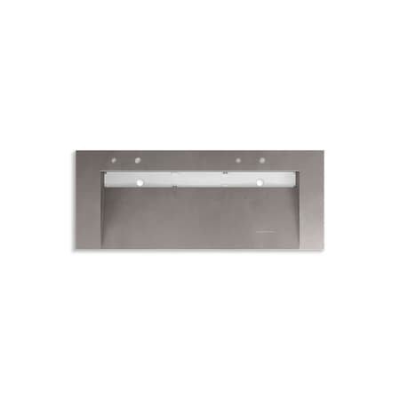Kohler 60In Wall-Mount Trough Lavatory System In Ash Concrete 81032-BSS-KCE
